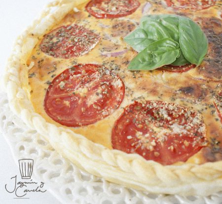 Quiche de jamon y queso